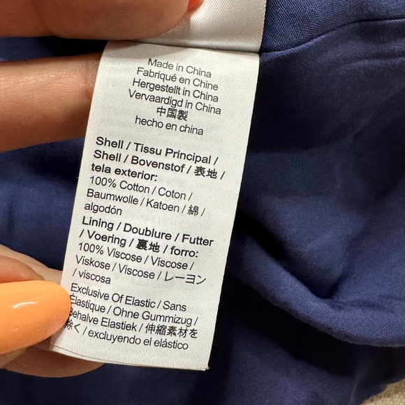 NEW JCREW Sweetheart Liberty Blue Floral Milkmaid‎ Mini Dress 6 - Picture 9 of 10